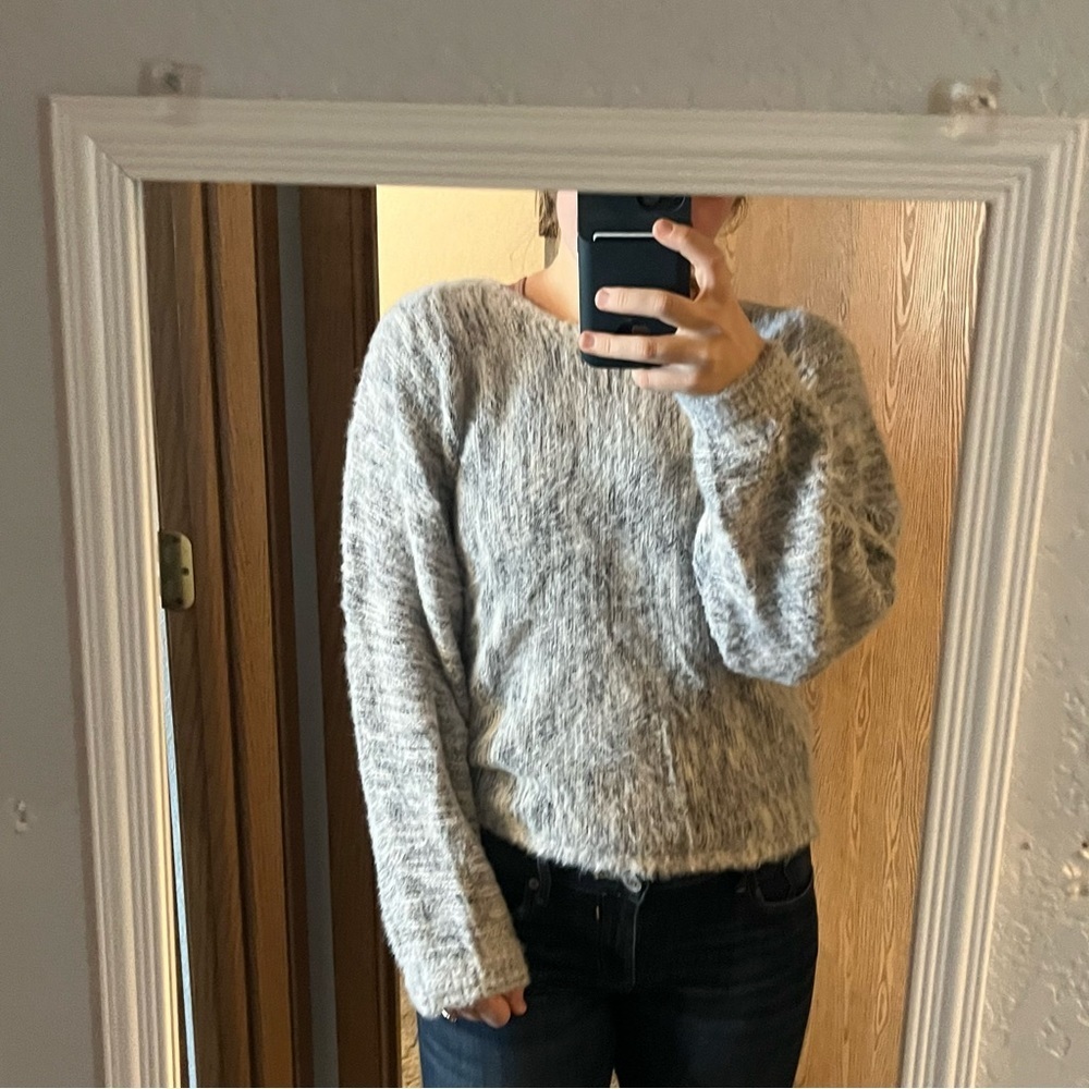 Mossimo Supply Co. Size XS Gray Multi colored Super Soft Sweater